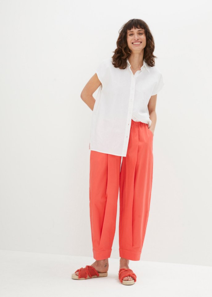 leichte Twillhose, Balloon-Fit