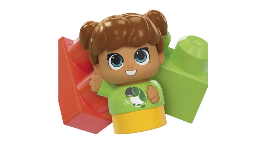 MEGA BLOKS Bauset Bau- und Purzeltisch mit 2 Purzelfunktionen