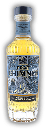 Wemyss Peat Chimney Blended Malt 46% Wemyss Peat Chimney Blended Malt 46% Charles MacLean zeichnet verantwortlich für die Qualität dieses handcrafted Blended Malts. 0,7	 Liter - Vol 46%
