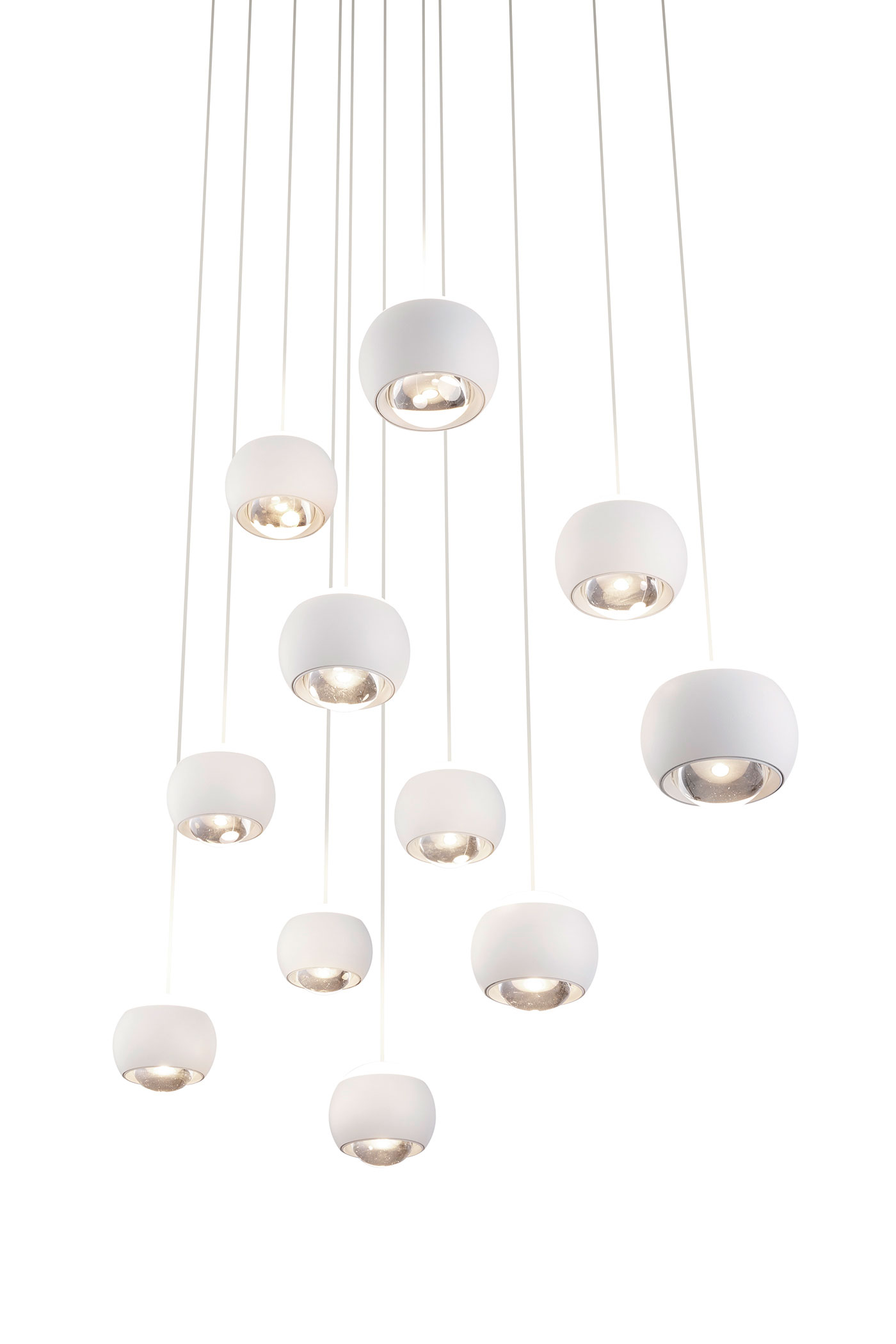 MusterringLED-Pendelleuchte 11flg