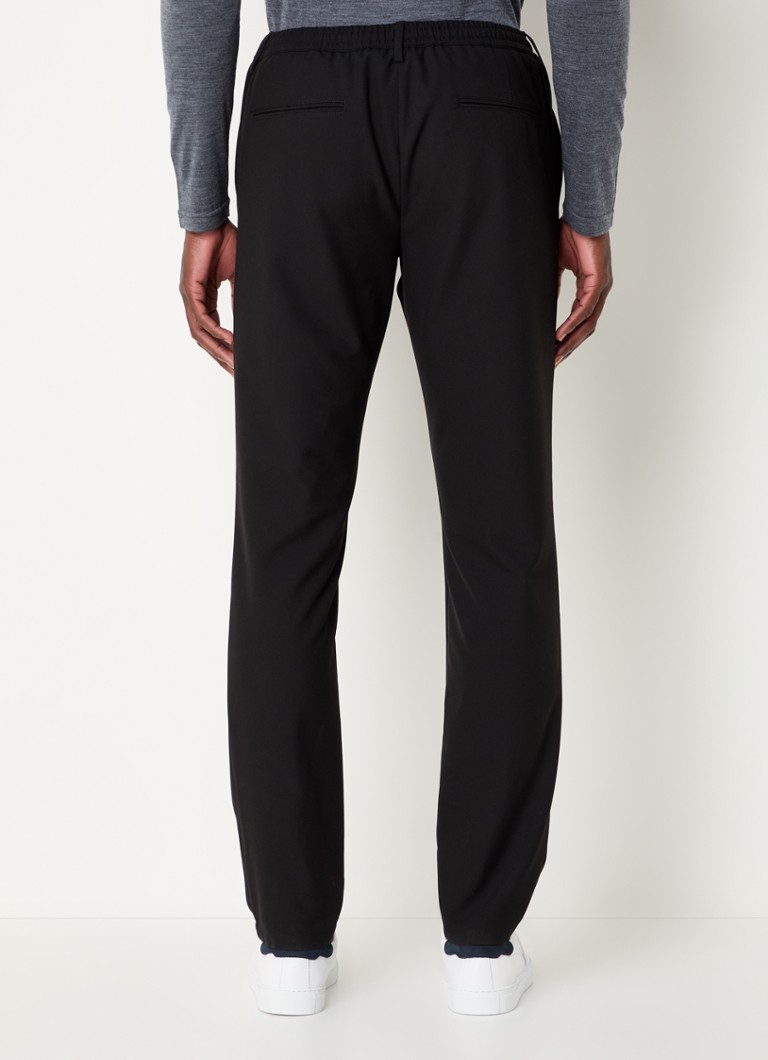 Pantaloni chino Profumo slim fit cu buzunare laterale