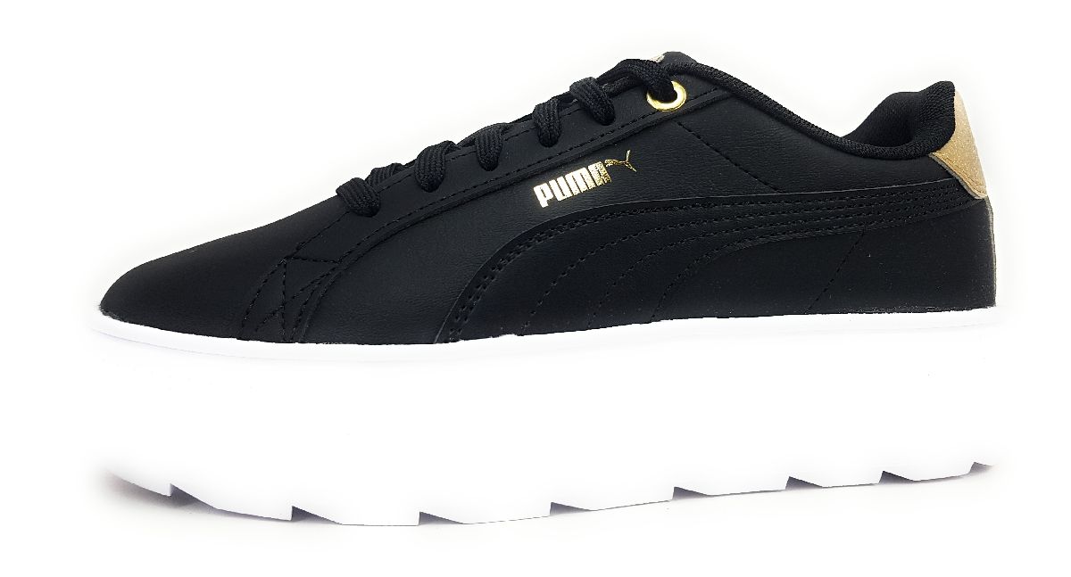 Puma Karmen Distressed 387636 Schwarz 01 Black/Gold