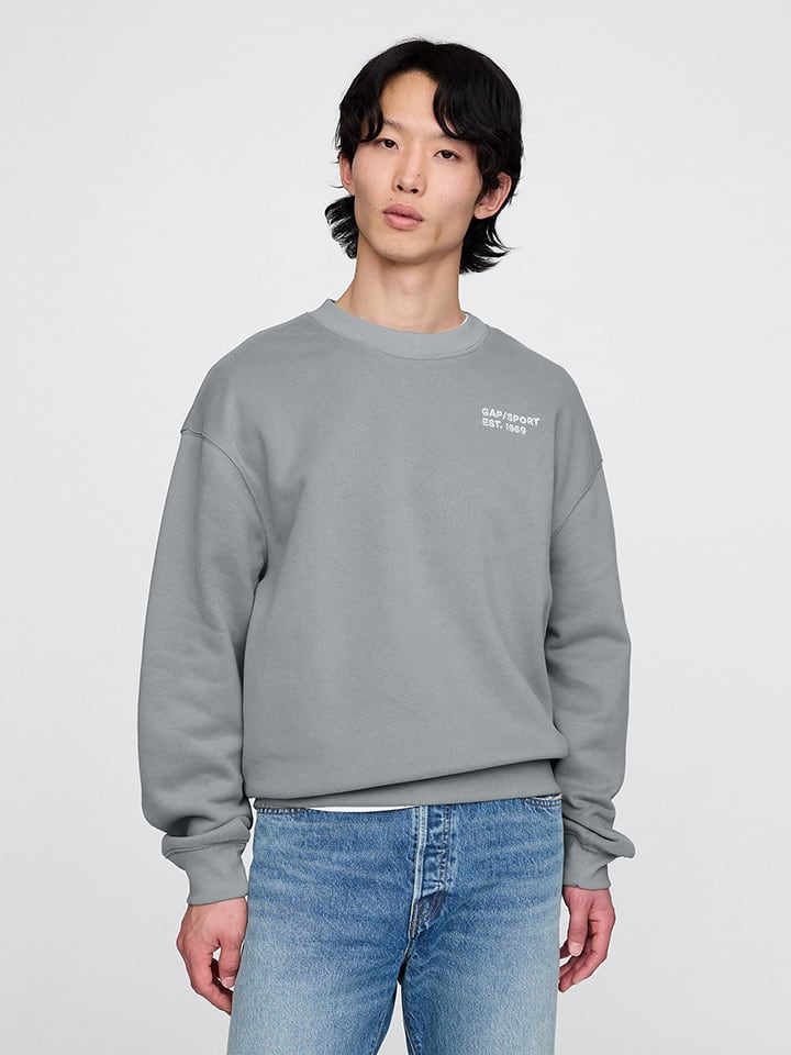 GAP Sweatshirt in Grau günstig kaufen
