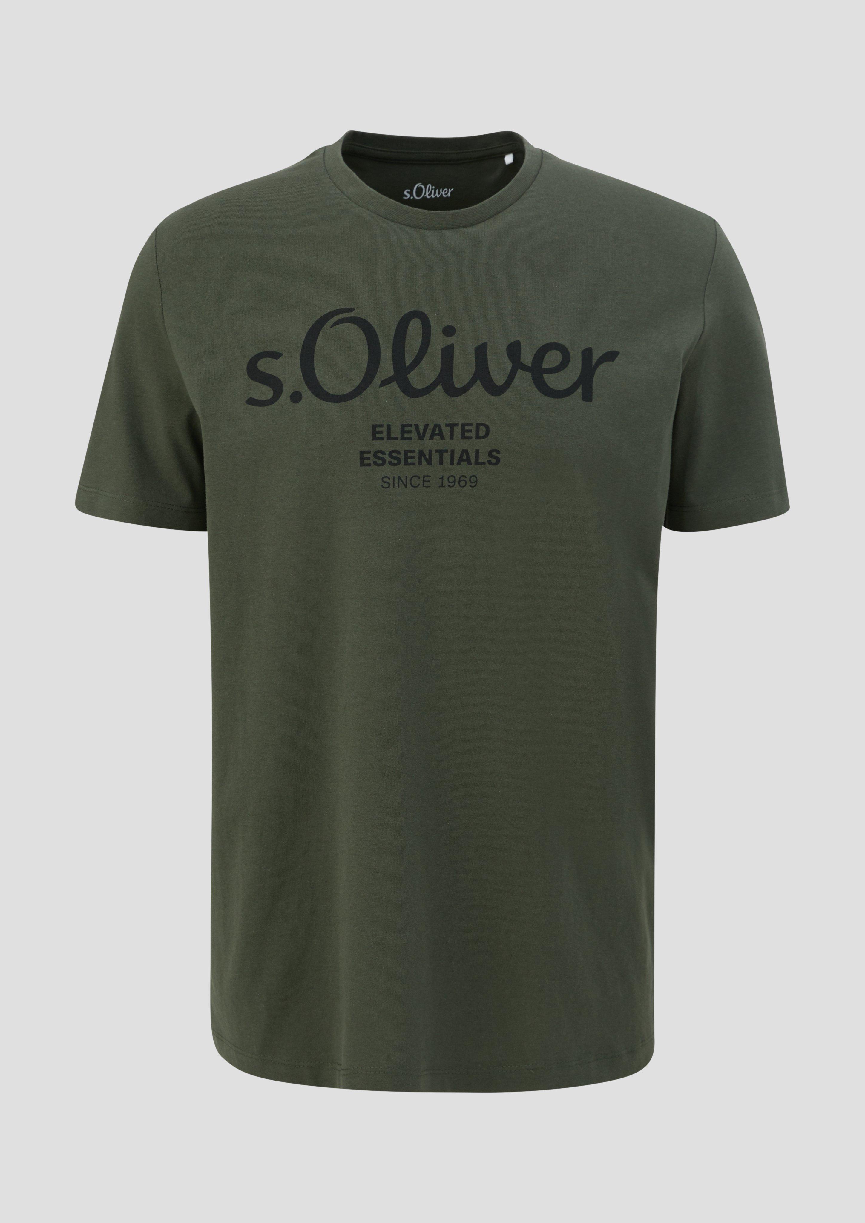 T-Shirt mit Label-Print  2139909-79D1