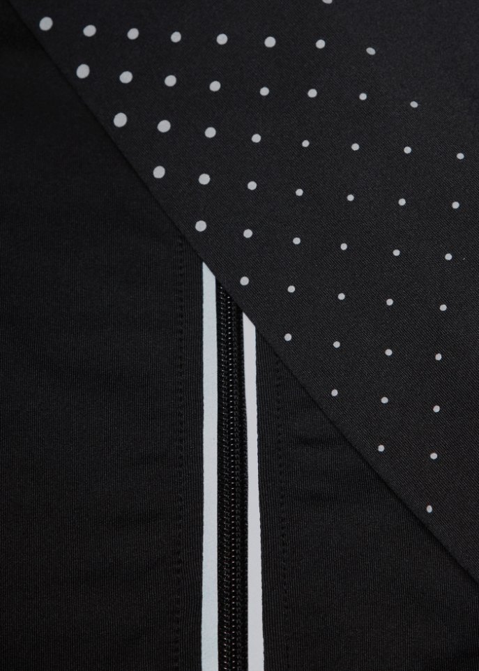 Thermo-Longjacke mit reflektierendem Druck