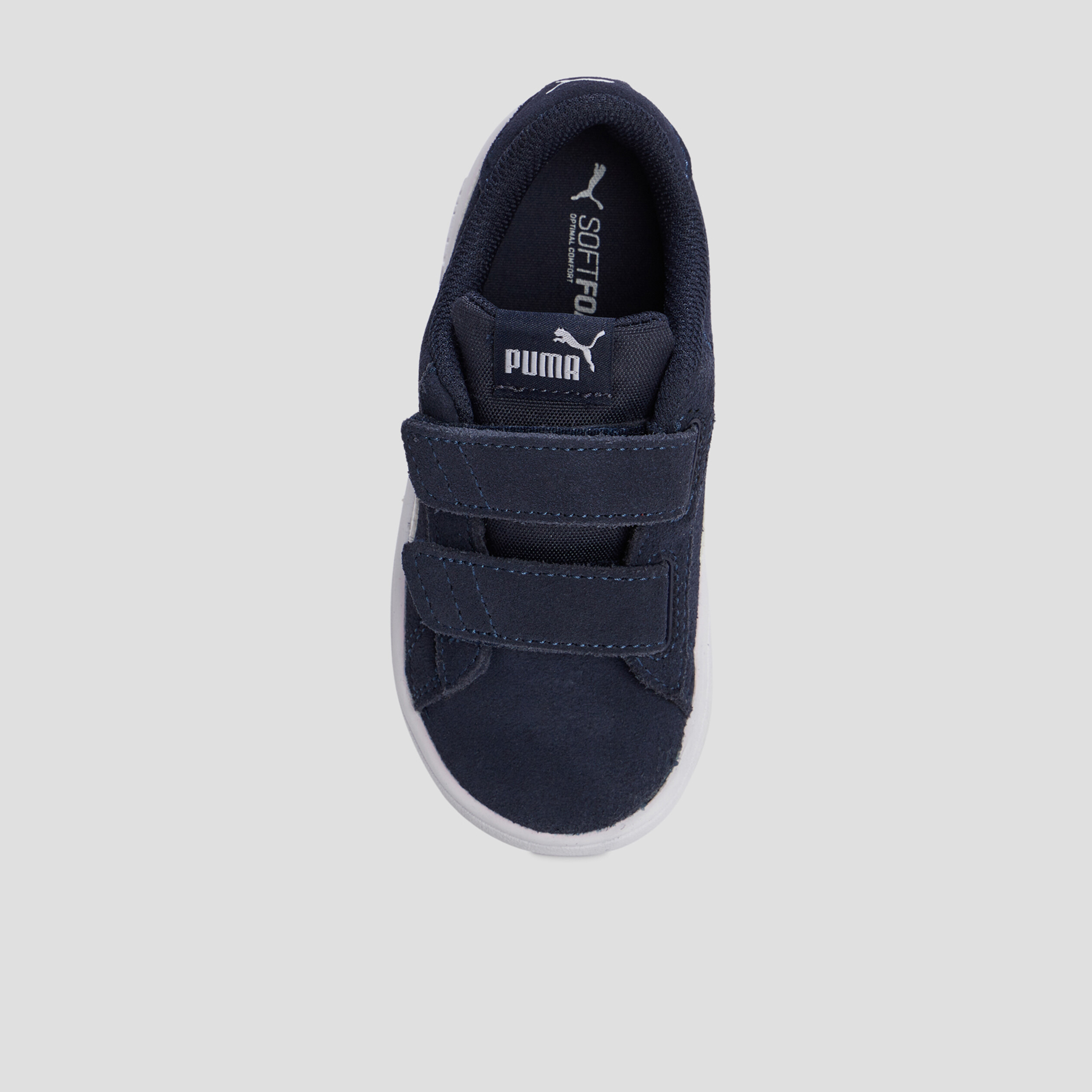 Tennis à scratchs Smash V2 SD Puma bleu marine garçon | La Halle