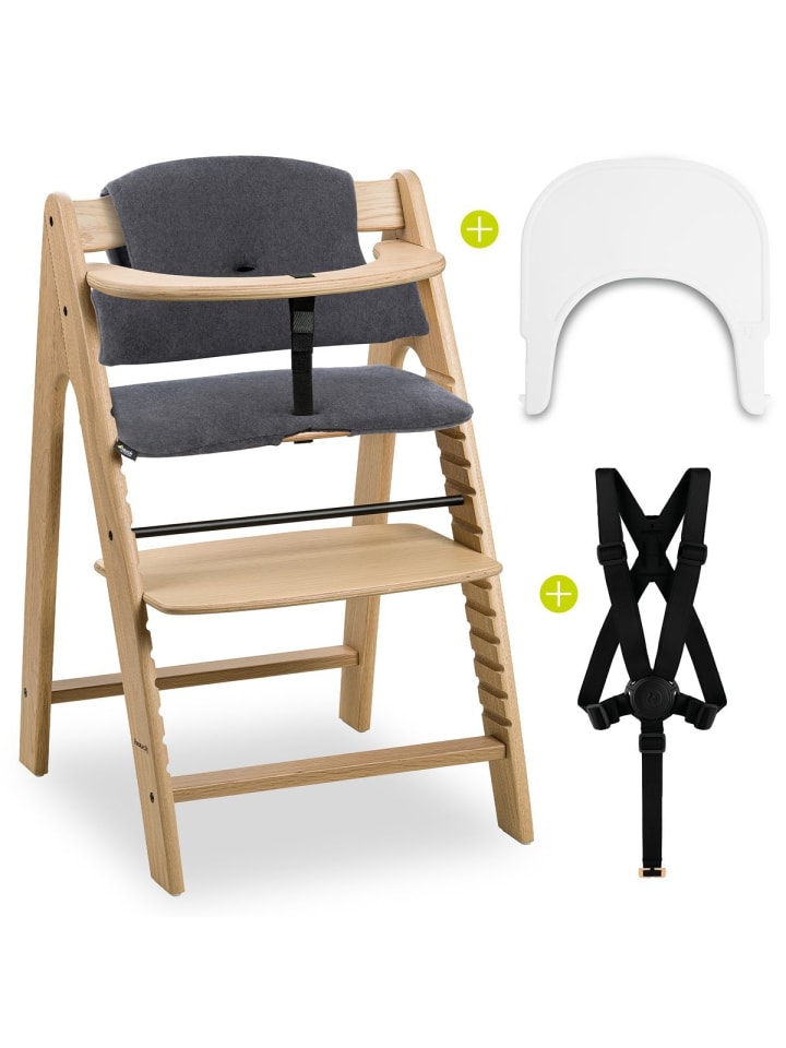 Hauck Hochstuhl Arketa Oak - im Sparset inkl. Click in braun,grau günstig kaufen onesize
