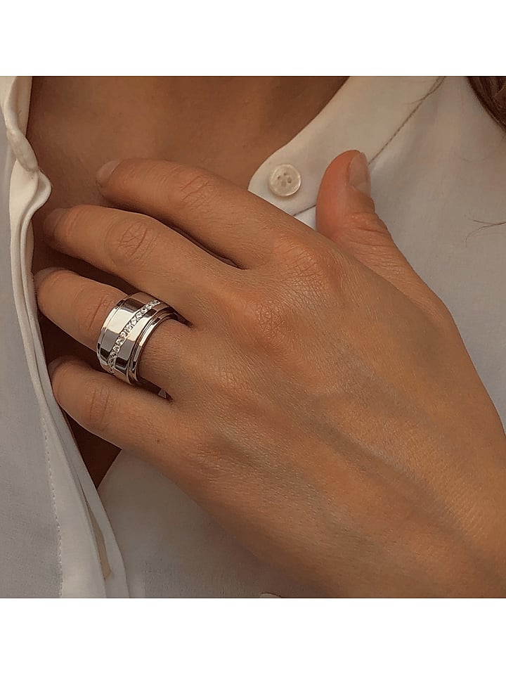 Les Petites Précieuses Silber-Ring mit Edelsteinen günstig kaufen