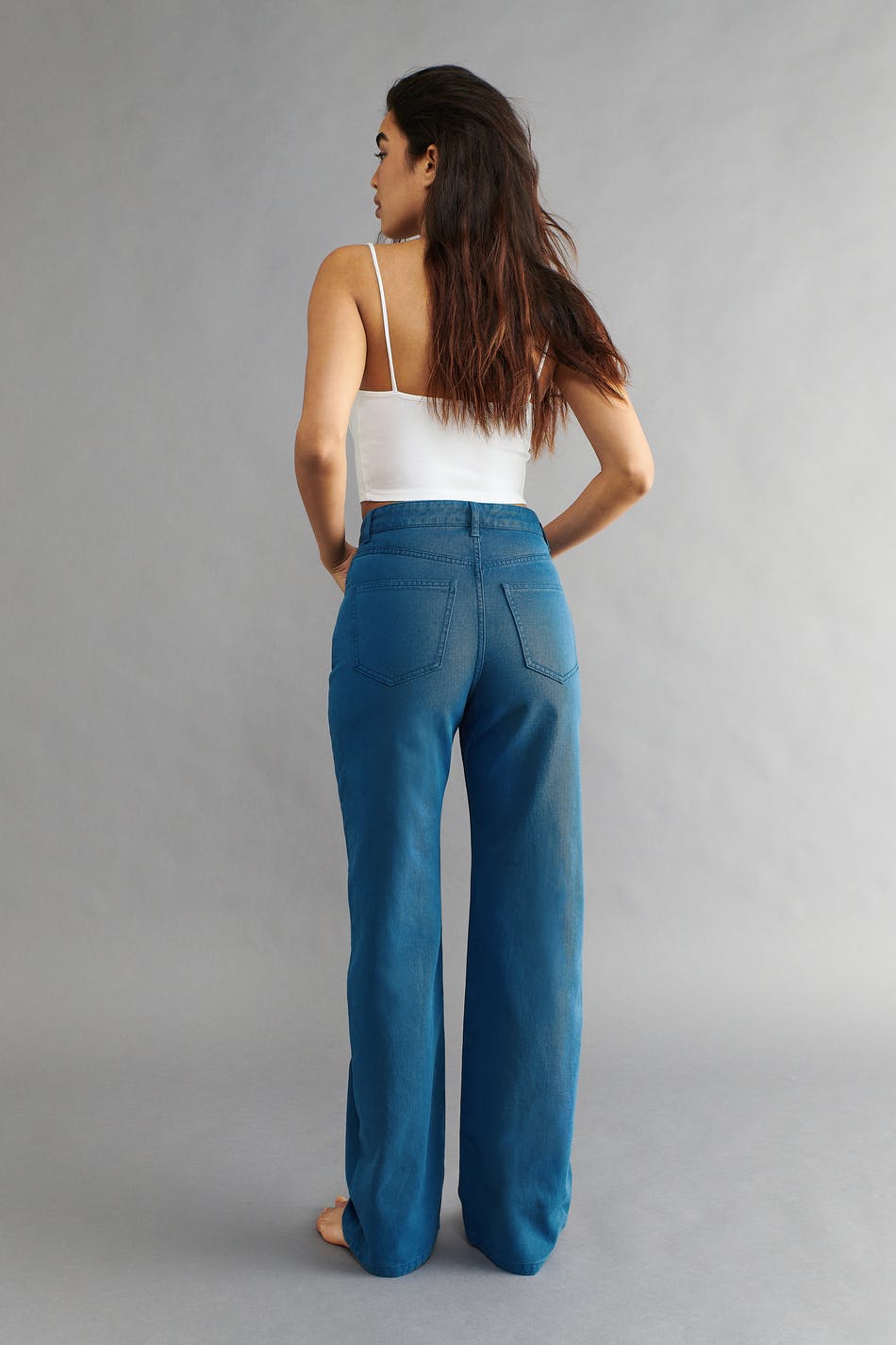 Straight high waist jeans