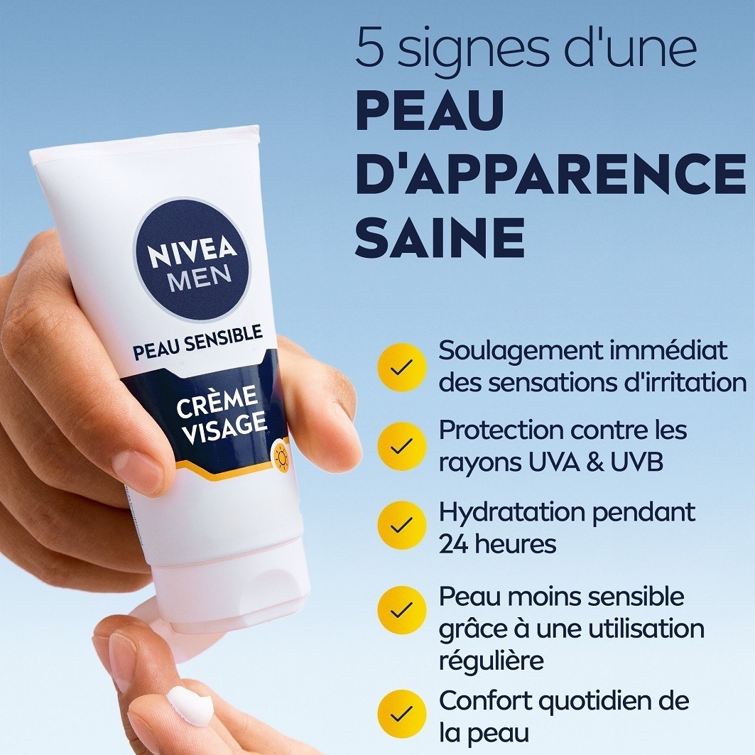 NIVEA hydratačný krém na tvár a ochrana pred slnkom SPF15 pre citlivú pleť