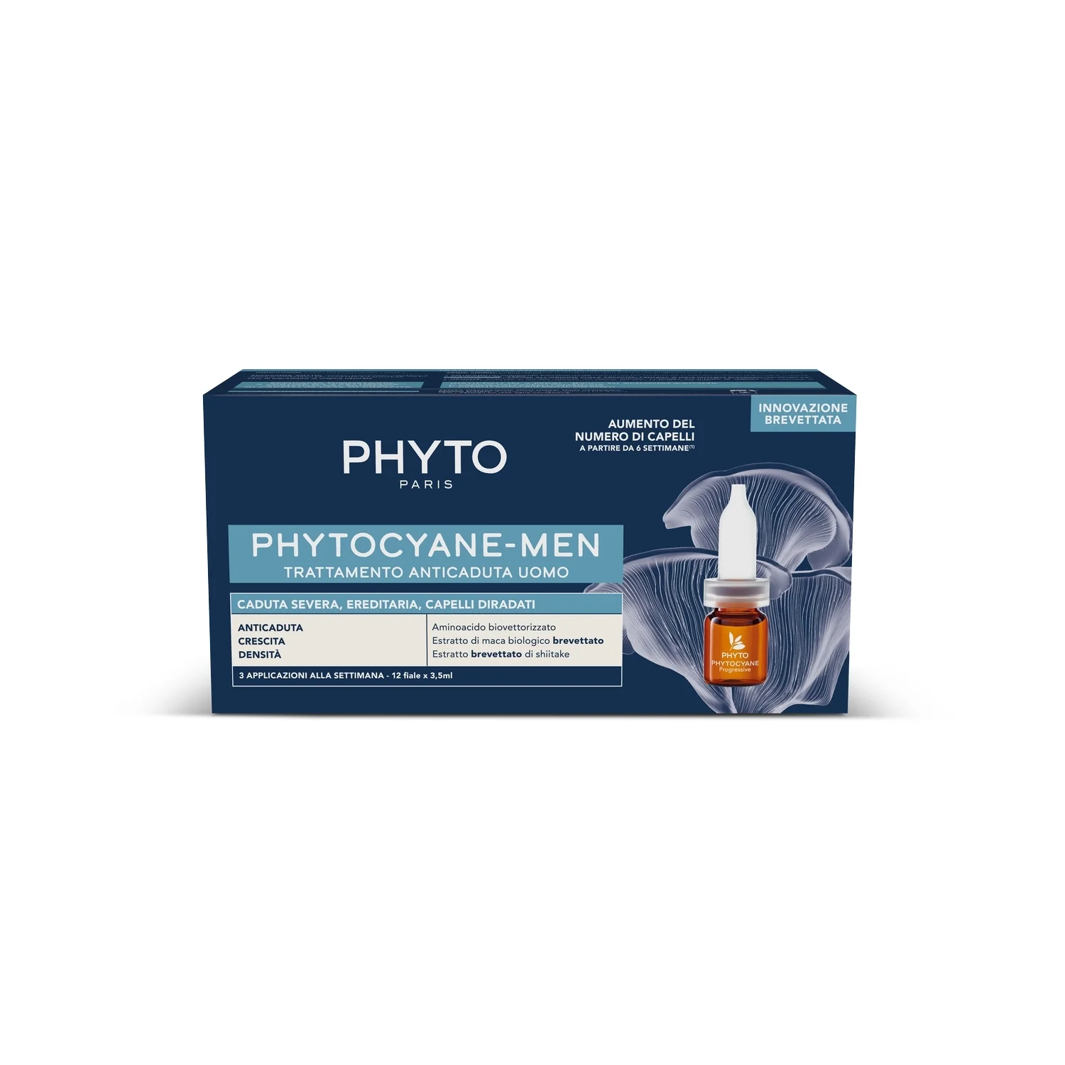 Spesifiset hoidot Phytocyane-Men hiustenlähtöä ehkäisevä hoito miehille - Hiustenlähtöä ehkäisevä hoito, hiustenhoito