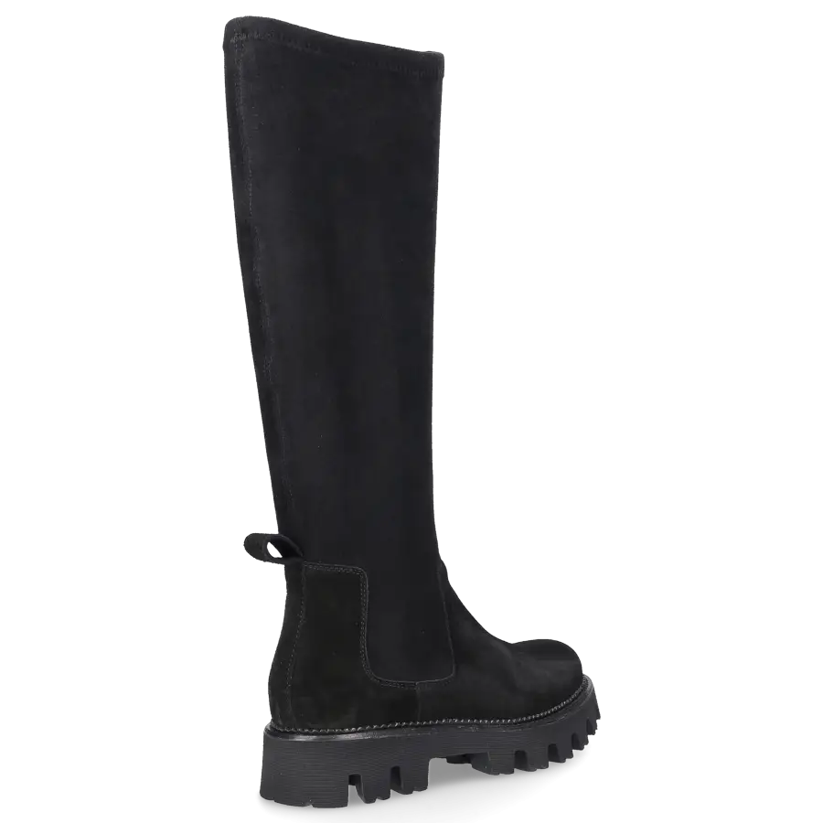 EN AVANT - Stiefel C096 Veloursleder - schwarz