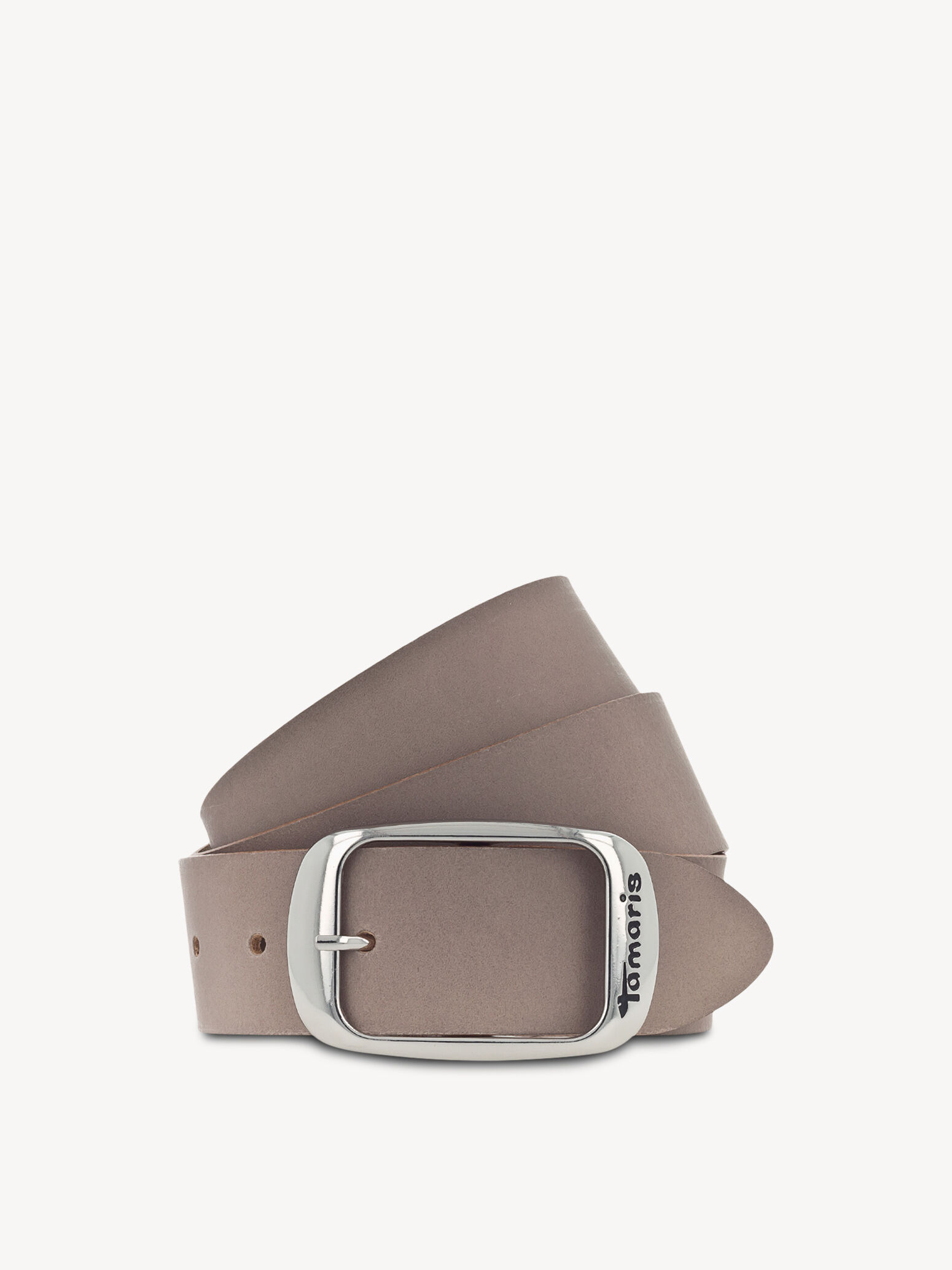 Ceinture en cuir - gris