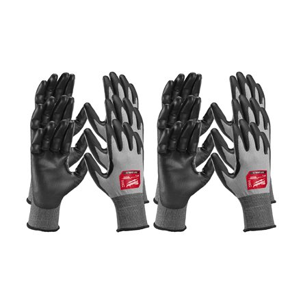 Milwaukee Accessories 4932480513 Confezione da 12 guanti da lavoro Hi-Dex Classe di taglio 3/C - 9/L - 12 paia