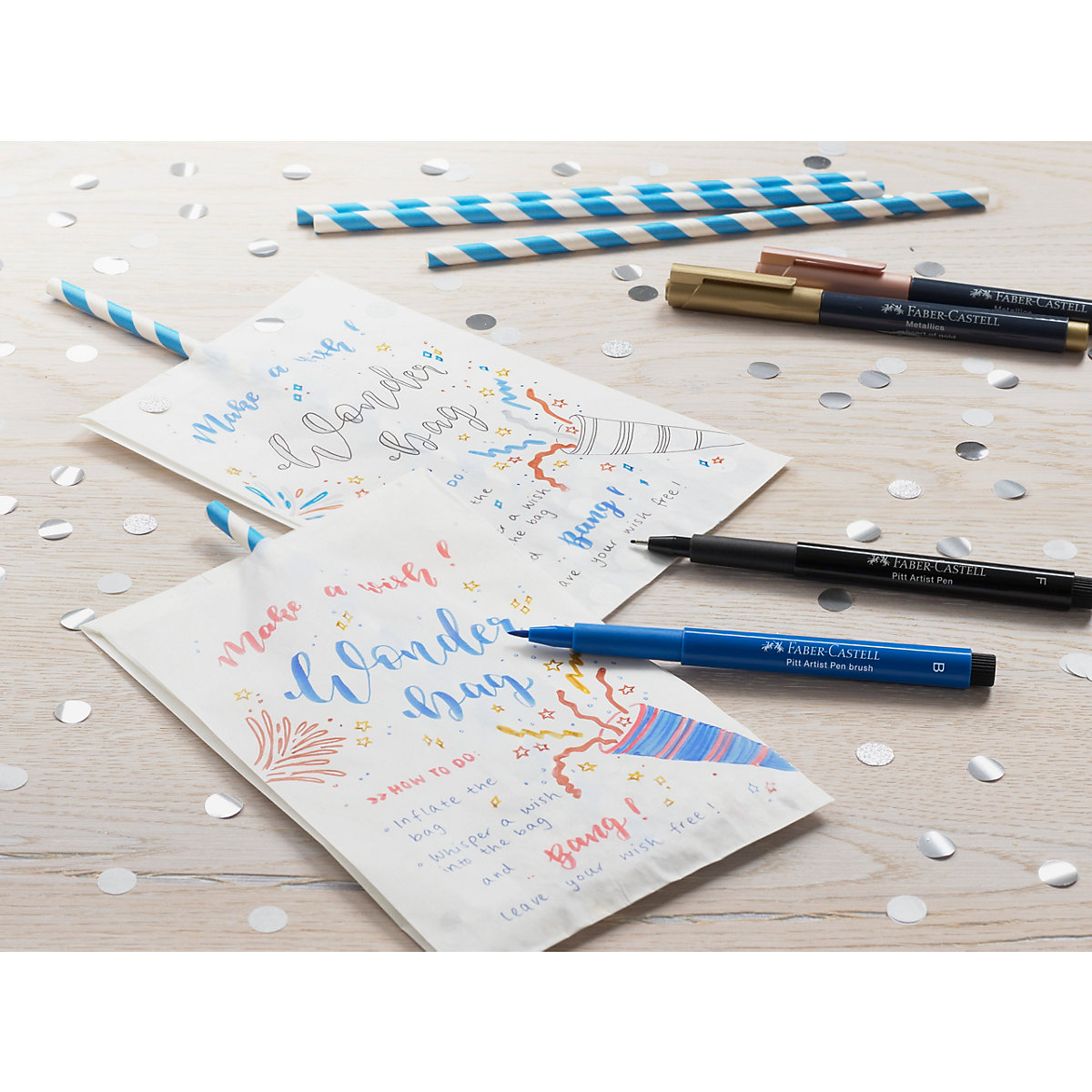 Marker metallic permanent, 6 Farben, 1,5 mm