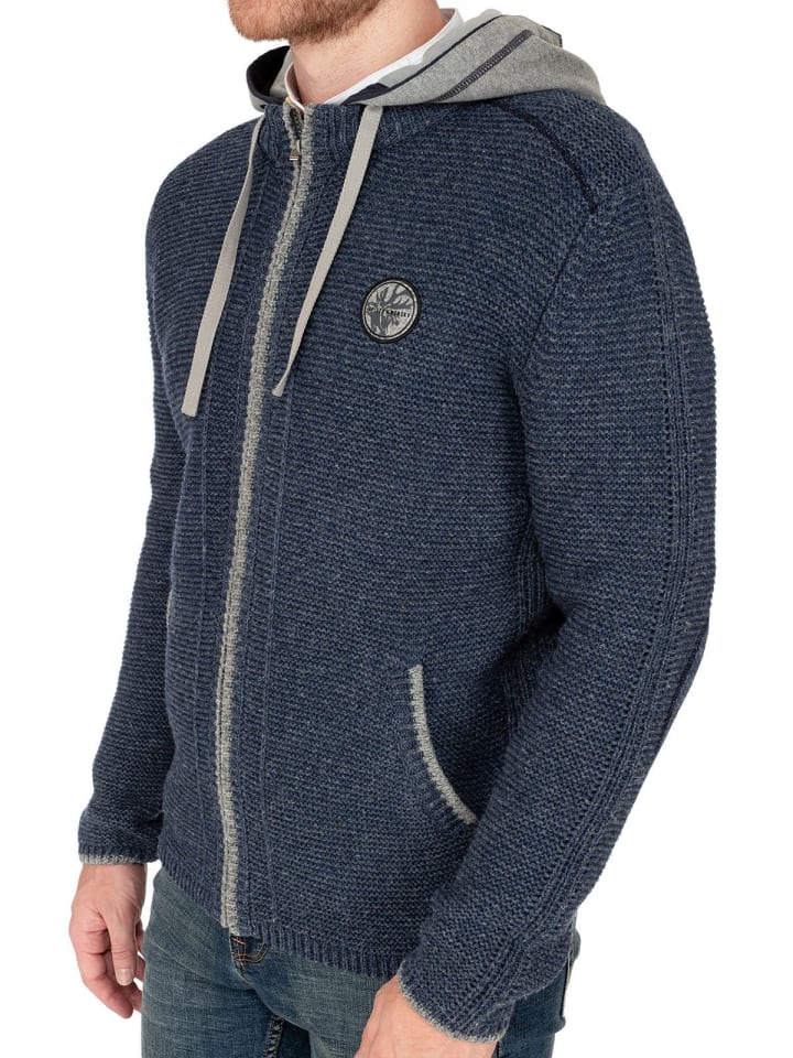 Spieth & Wensky Strickjacke ECHO in blau günstig kaufen