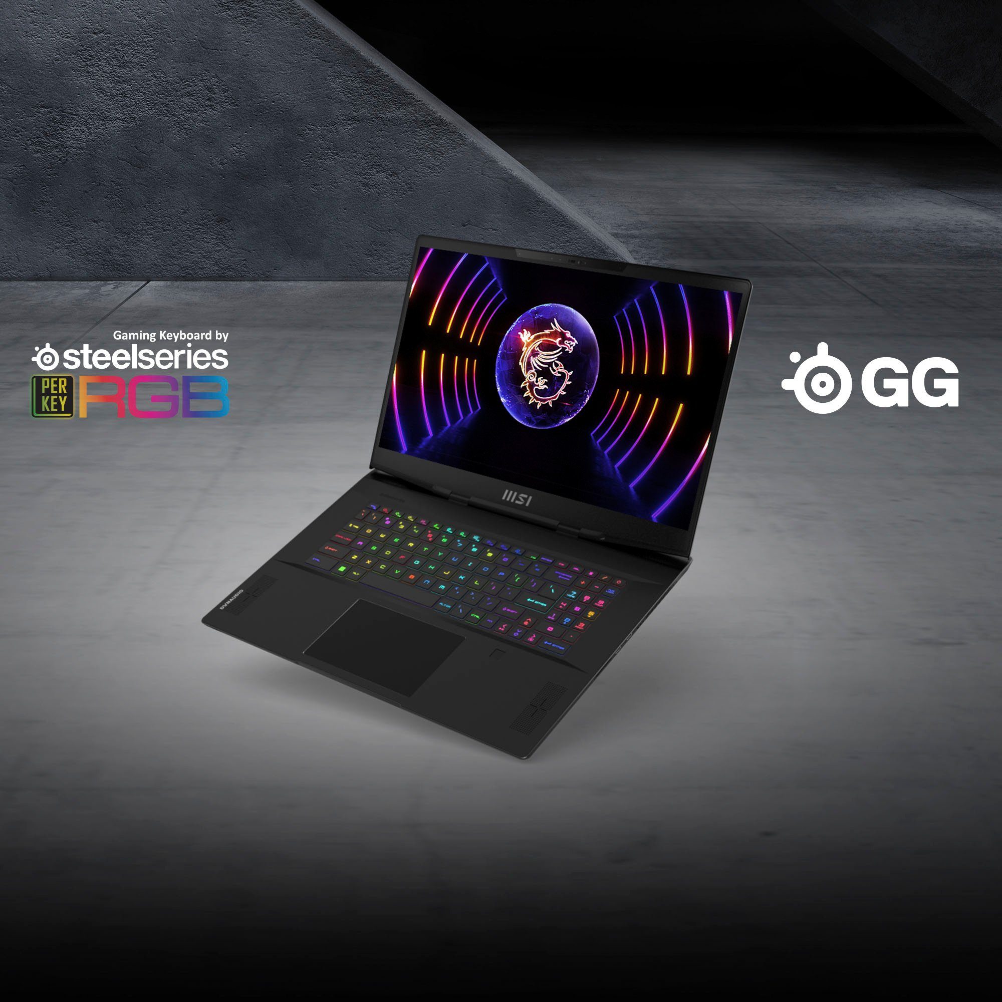 MSI Stealth 17 Studio A13VF-022 Gaming-Notebook (43,9 cm/17,3 Zoll, Intel Core i7 13700H, GeForce RTX 4060, 2000 GB SSD)
