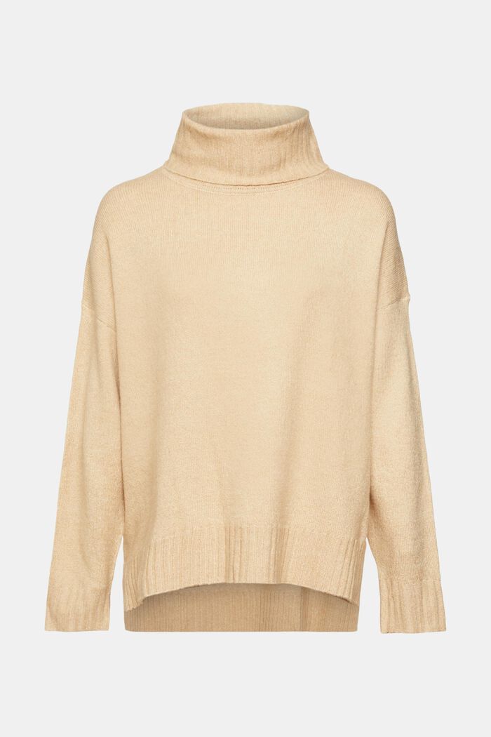 Rollkragenpullover aus Strick