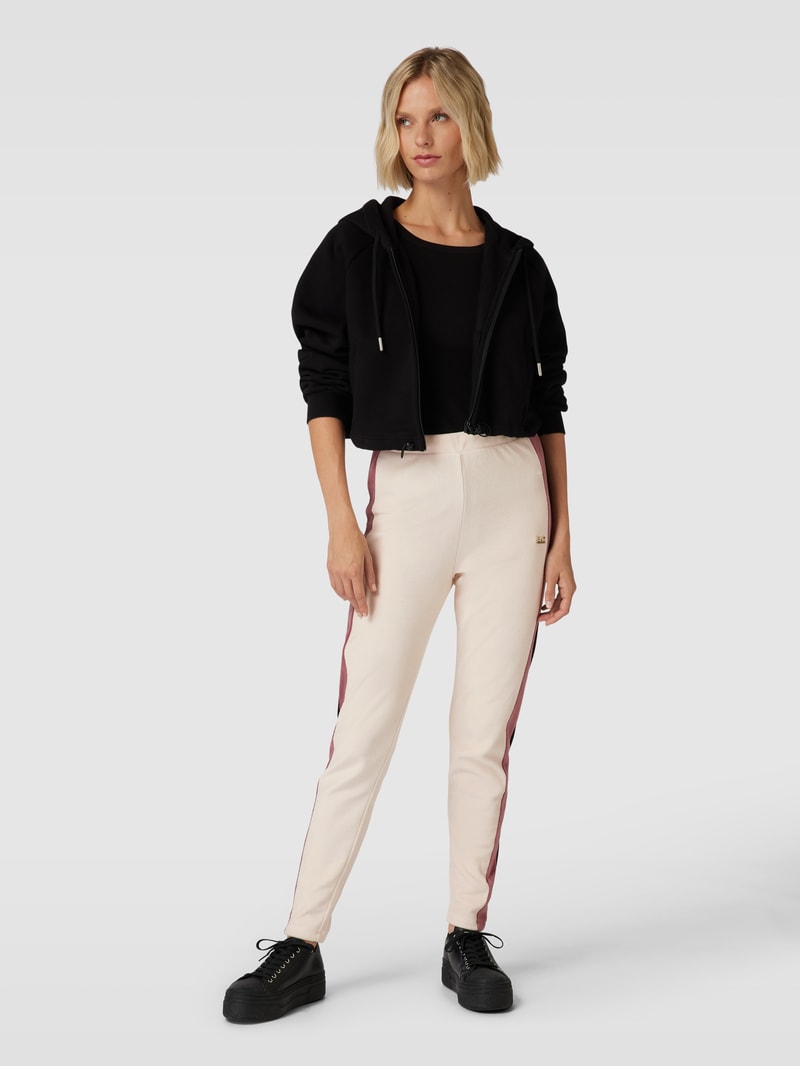 Sweatpants mit elastischem Bund in beige