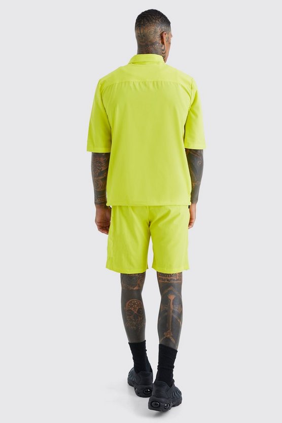 Kurzärmliges Utility-Hemd & Shorts