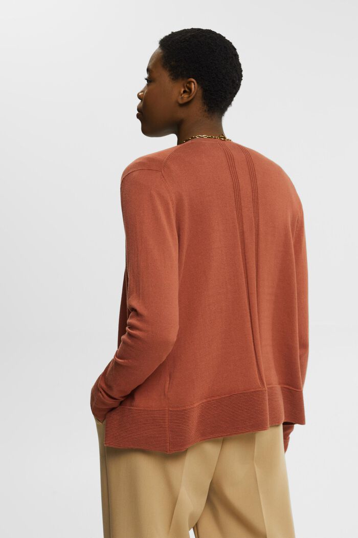 Offene Strick-Jacke