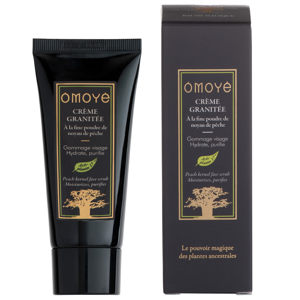 Omoyé Crème Granitée Gommage visage Ultra Hydratant