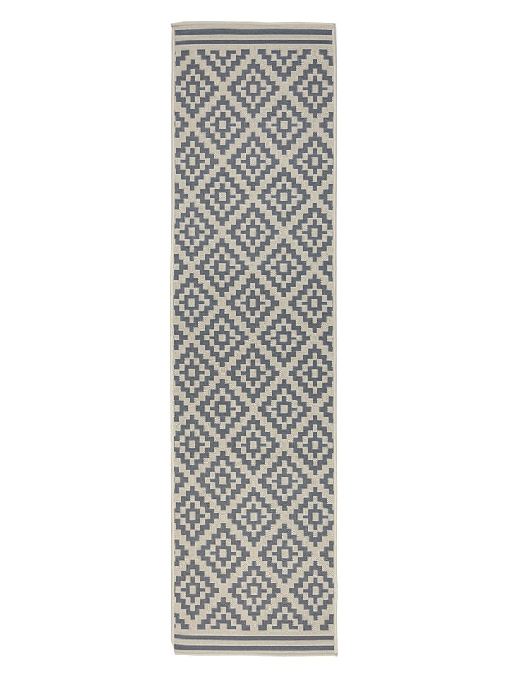 Flair Rugs Outdoor-Läufer in Anthrazit/ Beige günstig kaufen