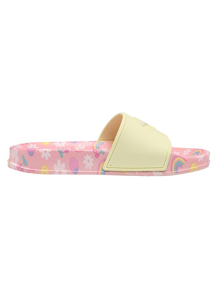 Kangaroos Pantoletten in Gelb/Rosa günstig kaufen