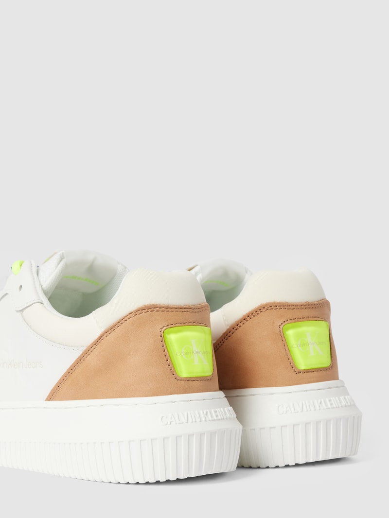 Sneaker mit Label-Details Modell 'CHUNKY' in weiß
