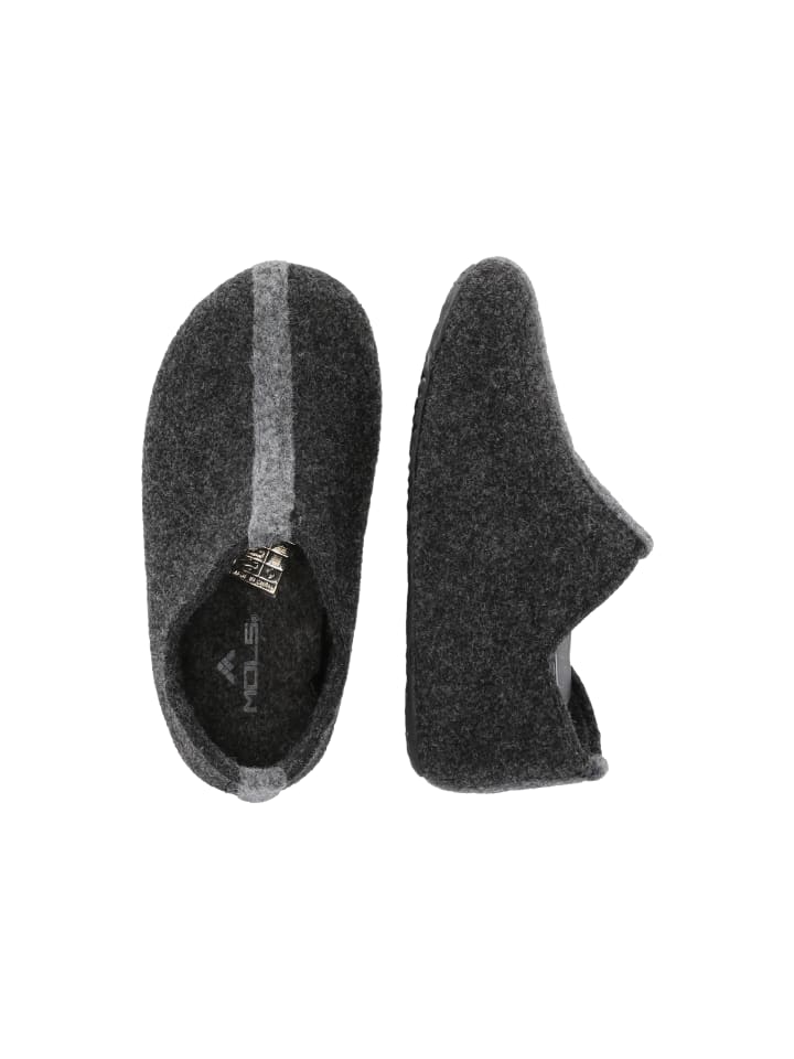 Mols Hausschuh Shima Kids in 1011 Dark Grey Melange günstig kaufen