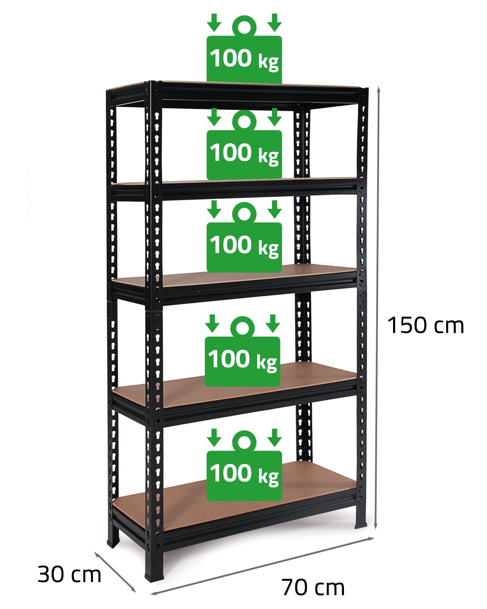 ONDIS24 Werkstatt-Set Werkbank 120 cm Nobbi Packtisch + Metallregal Karl, Lagerregal, (2-tlg), mit höhenverstellbaren Füßen, Kellerregal, robust & pflegeleicht