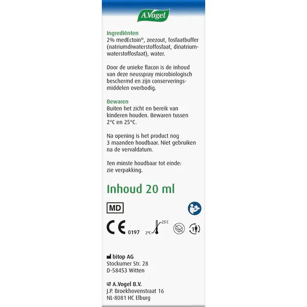 A.Vogel Nasal Spray Sinusitis at First Symptoms Medical device - 20ml