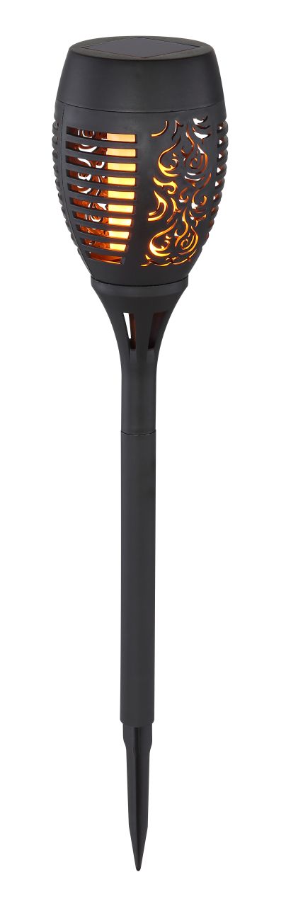Globo Lighting Solarleuchte Kunststoff Schwarz, 12x LED