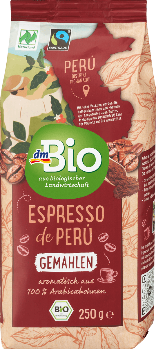 Espresso de Peru, gemahlen, 250 g