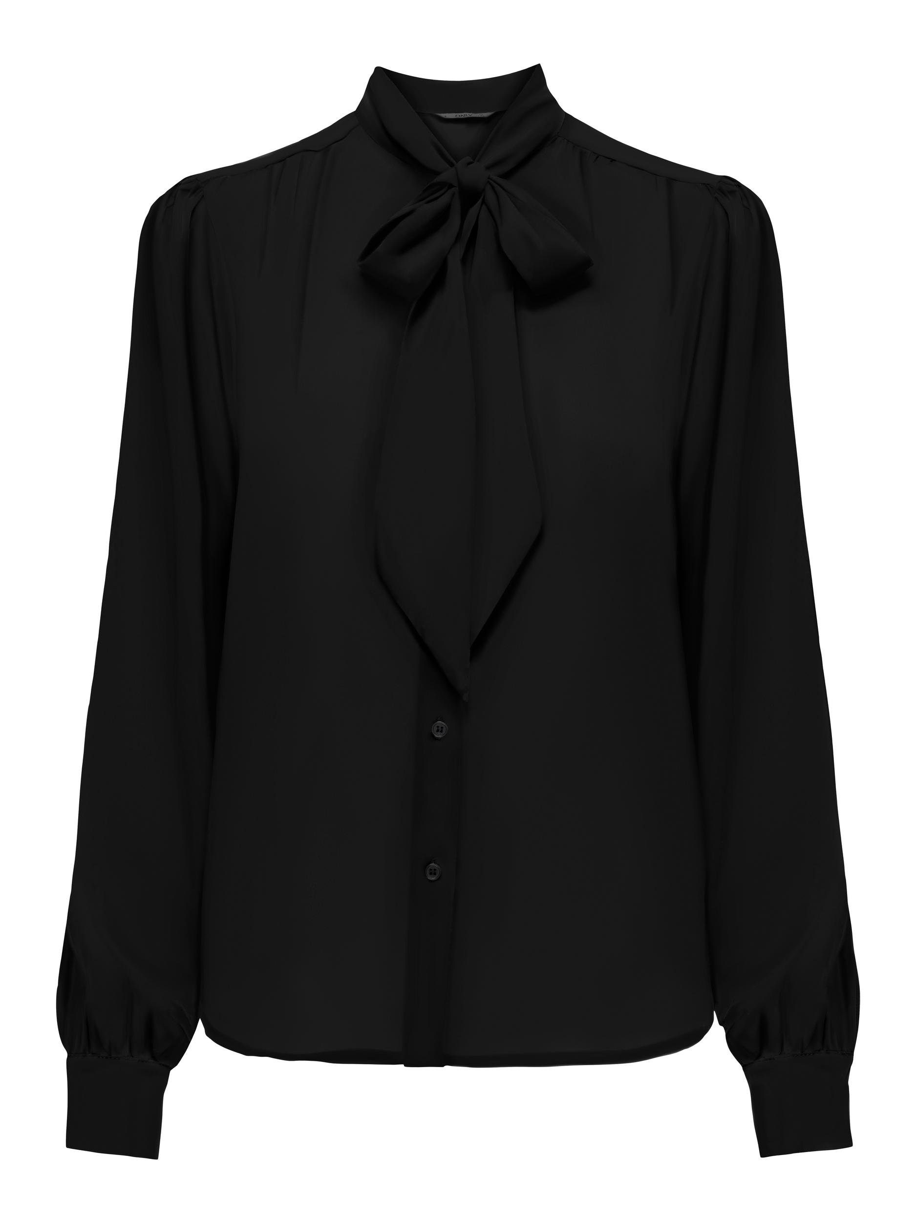 ONLY Shirtbluse ONLRUTH LIFE L/S BOW SHIRT PTM