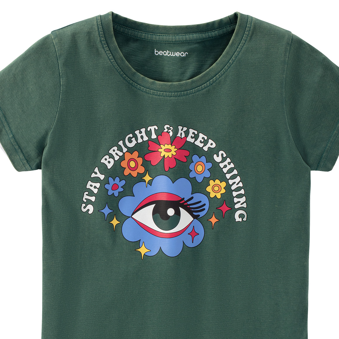 Mädchen T-Shirt mit buntem Print