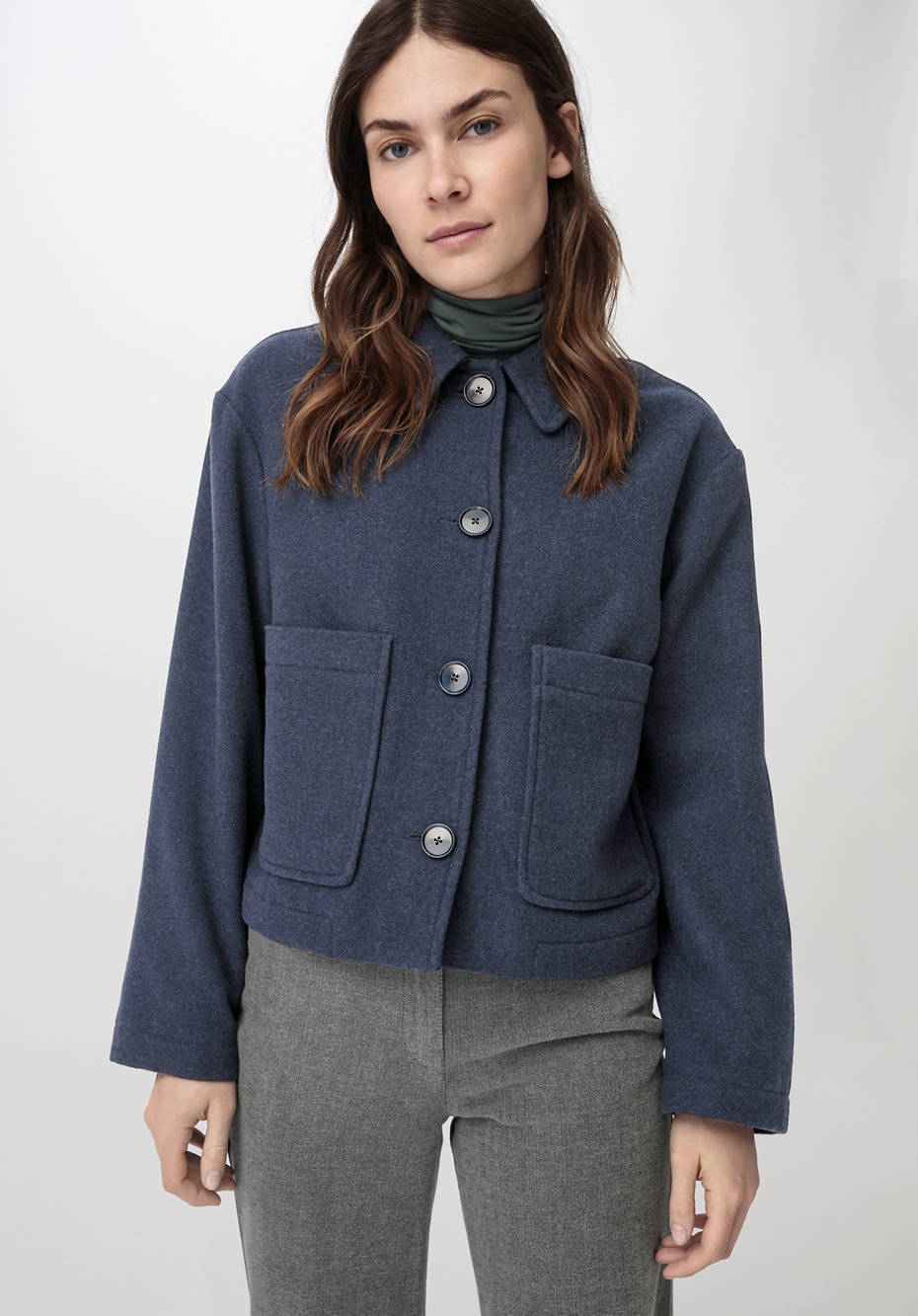 Jacke BetterRecycling aus Merinowolle