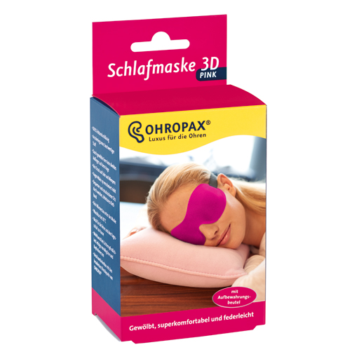 OHROPAX Schlafmaske 3D pink  1 St