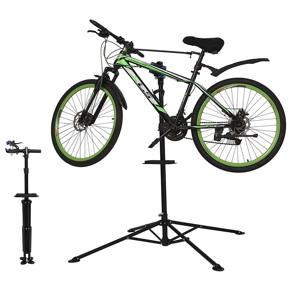 Mucola Fahrrad-Montageständer Fahrradmontageständer 360° drehbar höhenverstellbar Reparaturständer (Stück), Lackschonend