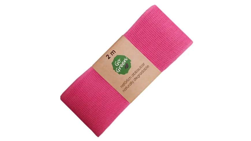 TRUBA GoGreen Baumwollband fuchsia 2 m