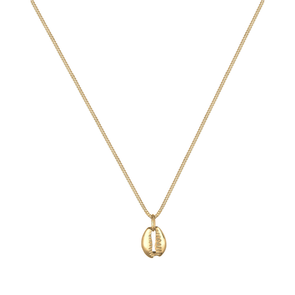 Elli Elli Collier Femme Pendentif Coquillage Mer Maritime - (925/1000) Argent Bijoux