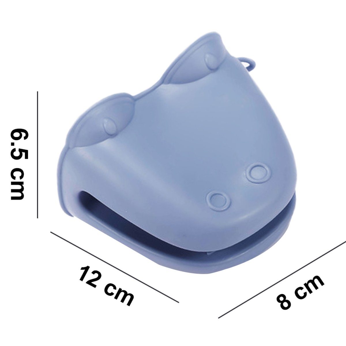 Rwoythk Topflappen Ofenhandschuh aus dickem Silikon, Mini-Ofenhandschuh, hitzebeständig