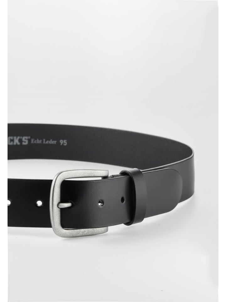 Paddock's Ledergürtel in schwarz günstig kaufen