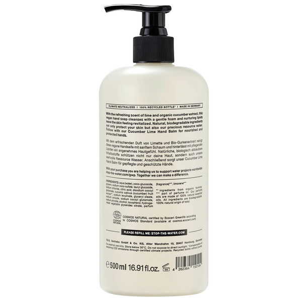 CUCUMBER LIME HAND SOAP - Outdoor Seife