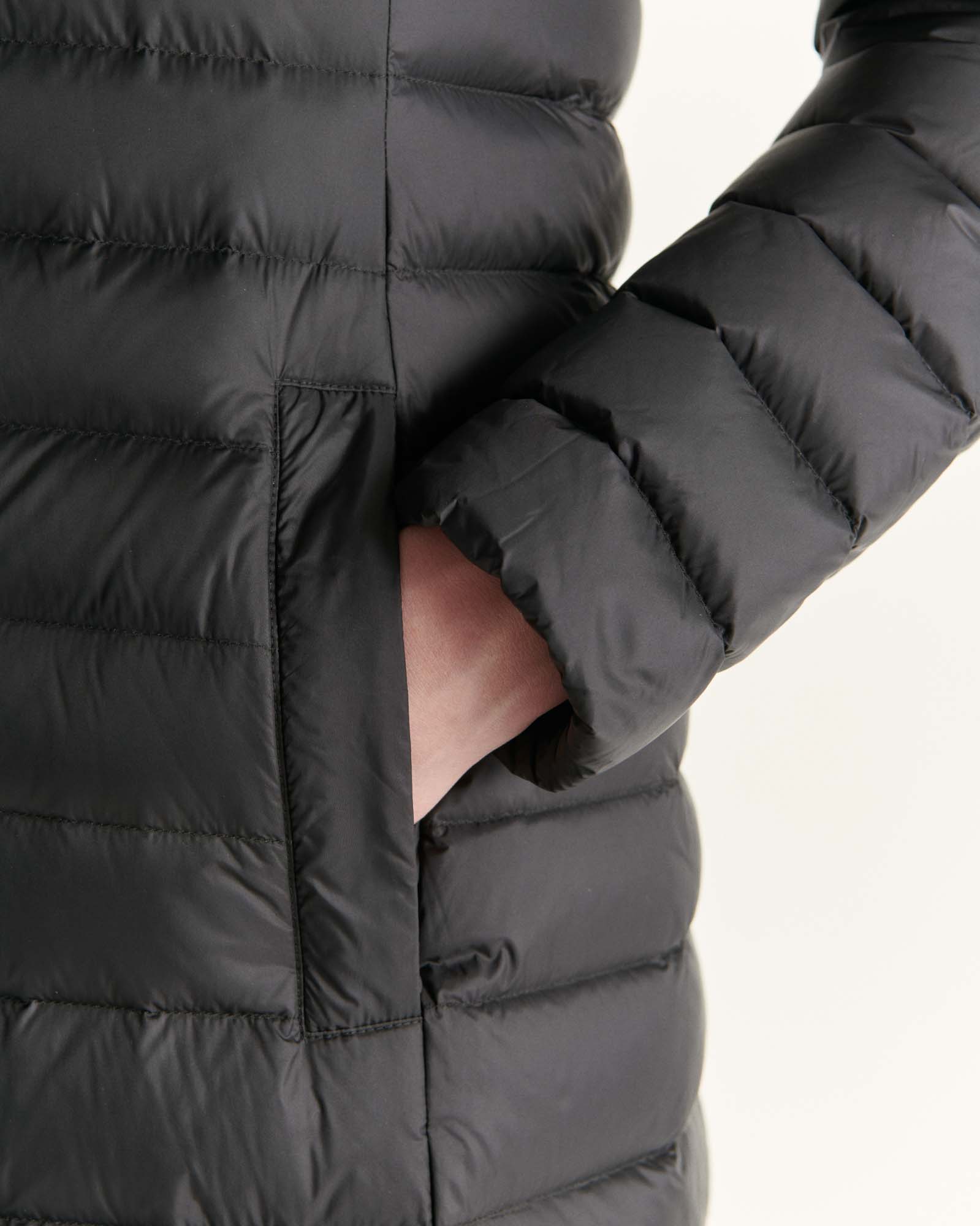 Doudoune longue et légère Noir Laurie 2.0