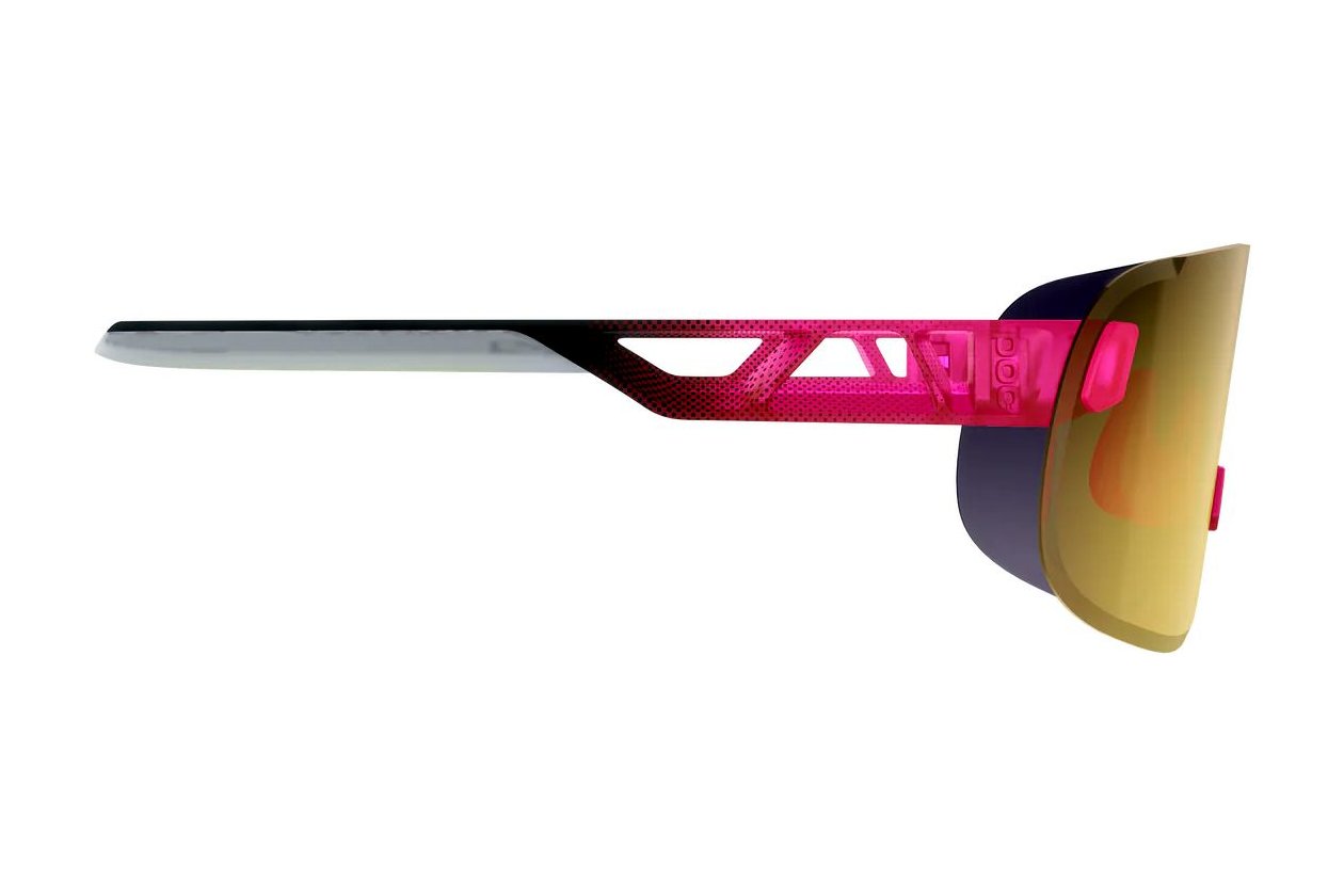 POC Elicit - Fluorescent Pink/Uranium Black Translucent/Violet/G