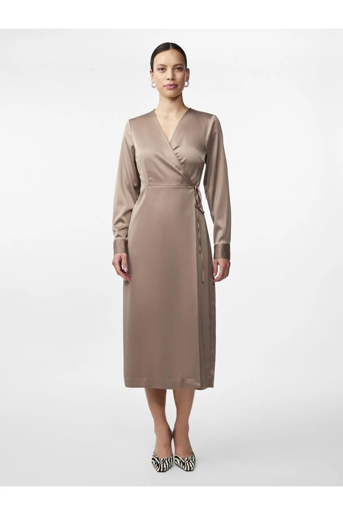 Y.A.S.  Kleid - Braun - A-Linie