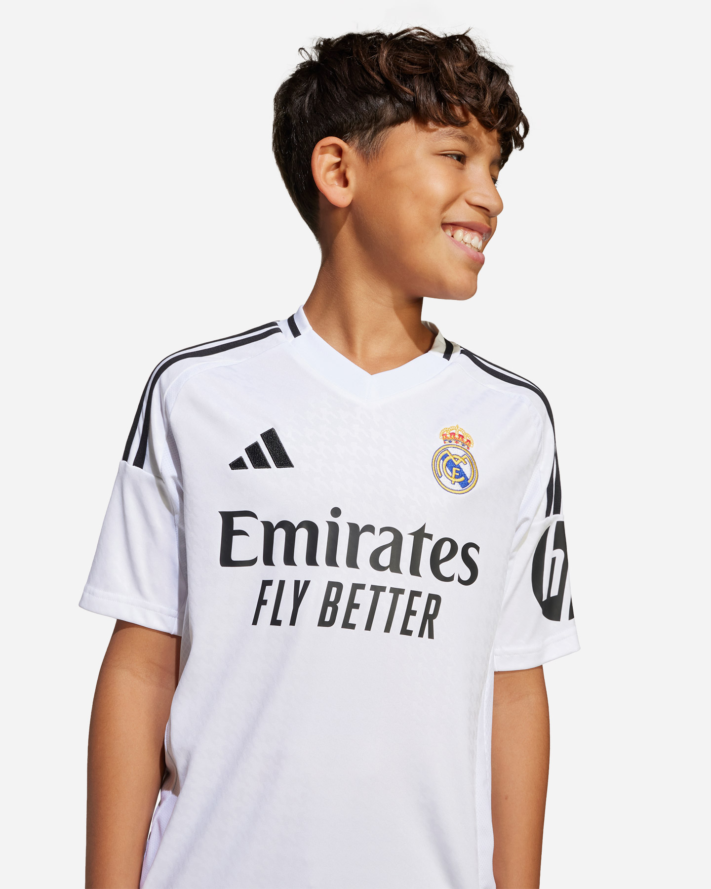 Oficjalna koszulka piłkarska Adidas Real Madryt Home 24-25 Jr JX2139