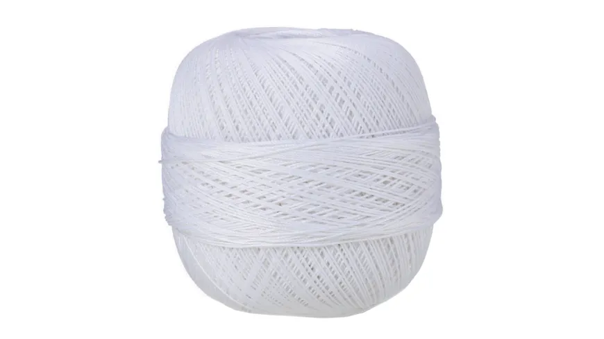 Nina Häkelgarn Stärke 15, 50g 50 g 10 - weiss