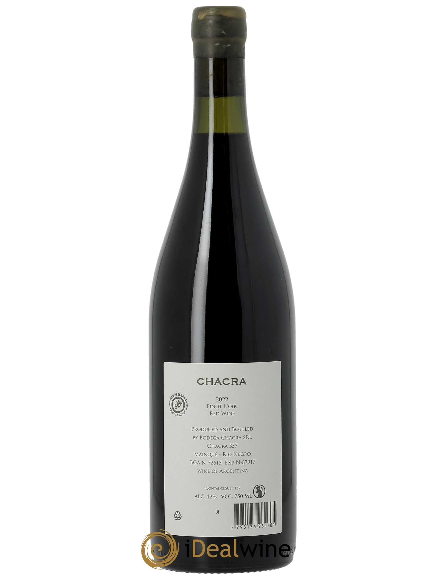 Patagonie Bodega Chacra Cincuenta y cinco  2022 - Lot de 1 Bouteille